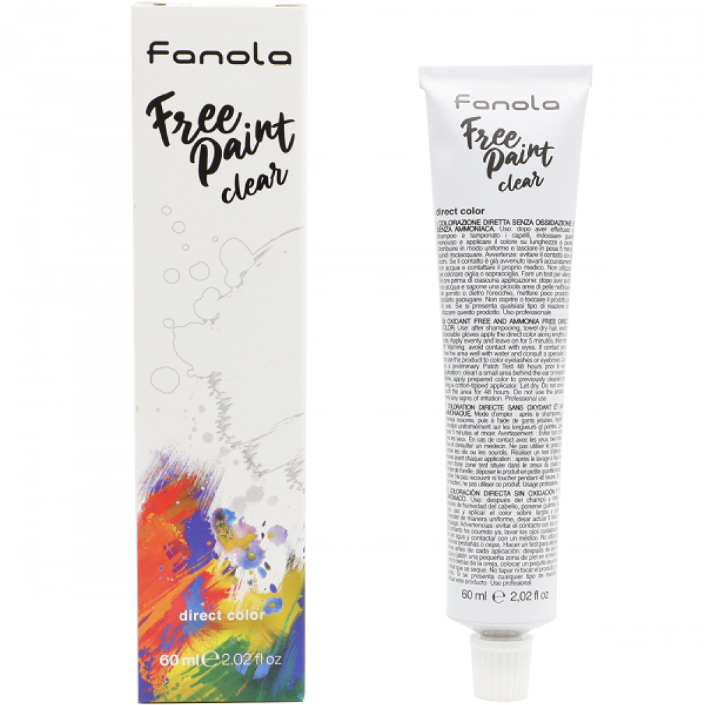 Fanola Free Paint Direct Colour Clear - 60ml